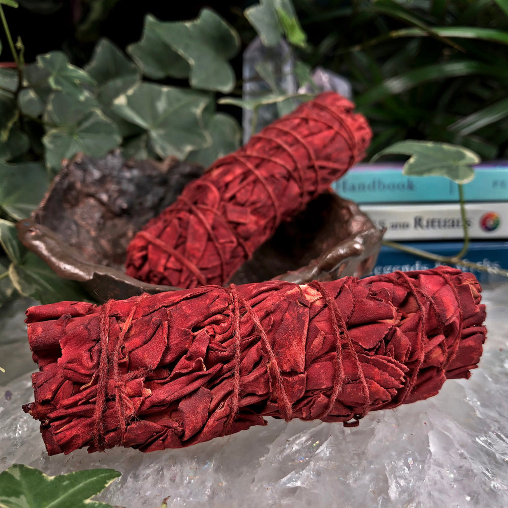 Protection and Grounding: Dragon's Blood Sage Smudge Stick – EVERYTHiNG  SOULFuL