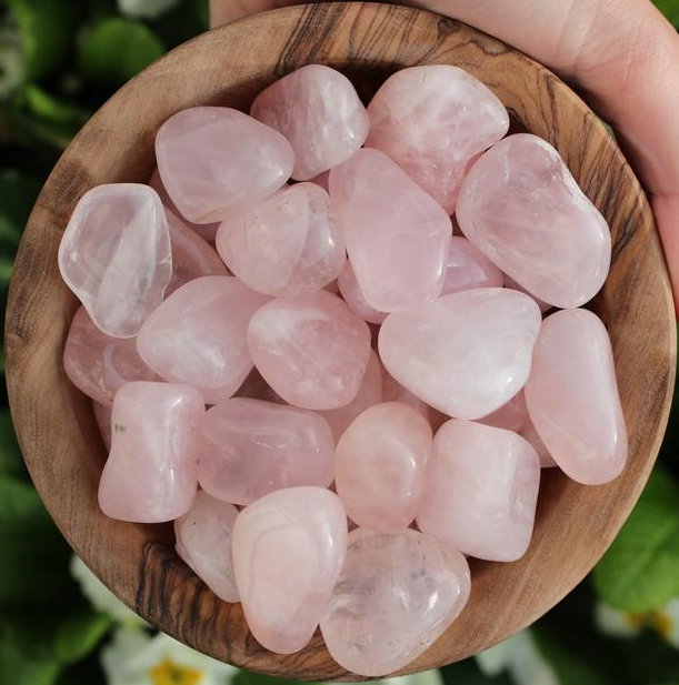 Rose quartz deals tumbled stones