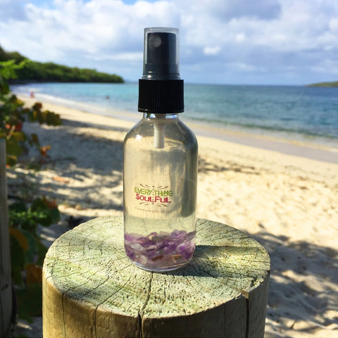 BLISS Infused with Amethyst Crystal Natural Spritzer